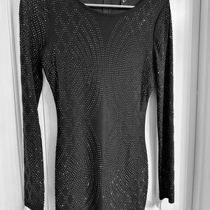 Windsor Black Textured Dress